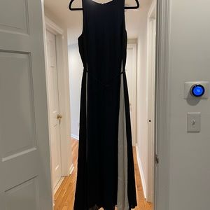 Banana Republic Maxi Dress with Navy and White Panels
